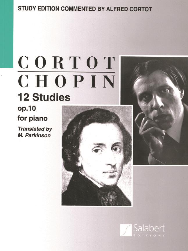 12 Studies Op.10 - Study Edition Commented By Alfred Cortot - Score - pro klavír